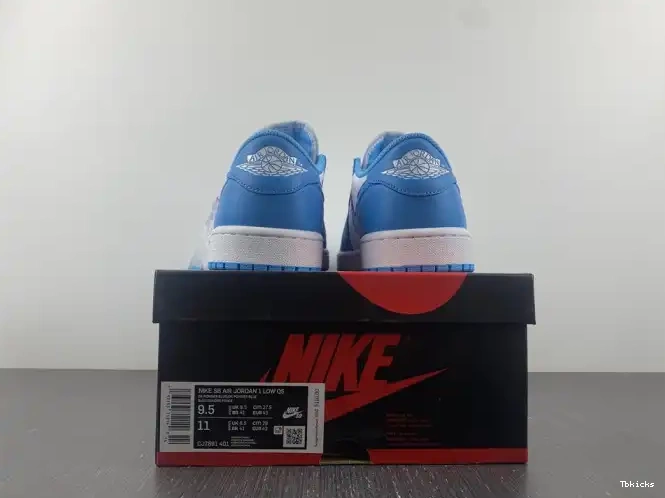 Rep TBK Jordan Air Low 1 x Nike UNC SB CJ7891-401 0513